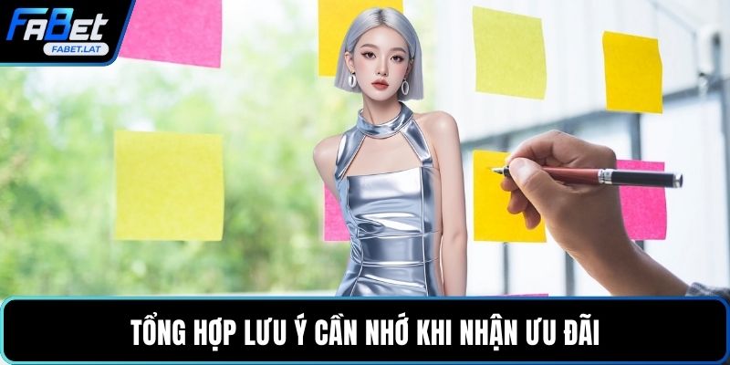 Tổng hợp lưu ý cần nhớ khi nhận ưu đãi